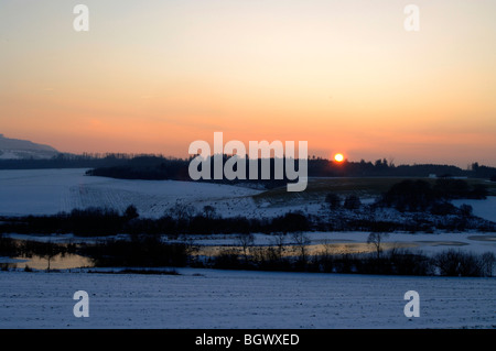 Coucher de soleil Banque D'Images