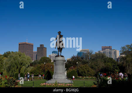 George Washington Monument, Boston, Massachusetts Banque D'Images
