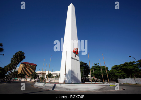 Obélisque, Santo Domingo, République Dominicaine Banque D'Images