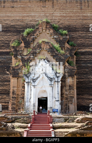 Mingun Paya. Mingun. Myanmar Banque D'Images