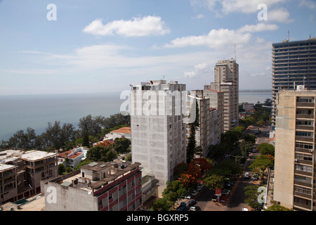 Vue du centre de Maputo, Mozambique, Afrique de l'Est Banque D'Images