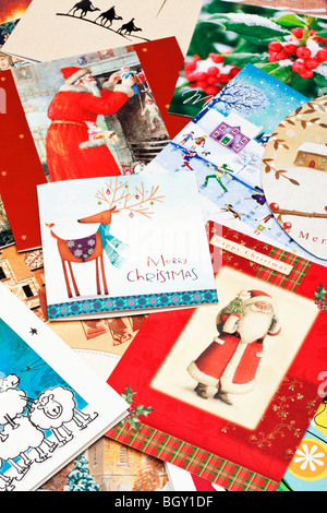 Cartes de Noël Banque D'Images