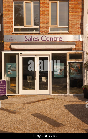 Les ventes de logements Hopkins Center à Southwold, Suffolk , Angleterre , Angleterre , Royaume-Uni Banque D'Images