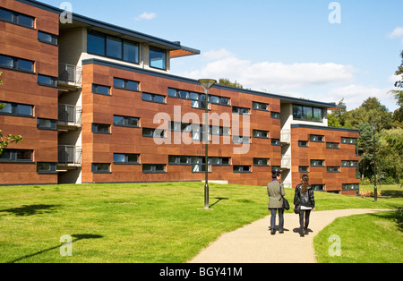 Les résidences universitaires, la Vallée Village, Edgbaston, Université de Birmingham, Royaume-Uni. Banque D'Images