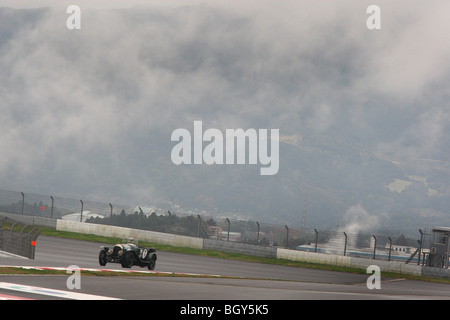 L'équipe Taisan 1924 Bentley 3 litre Speed. Le Mans Classic car race, Fuji Speedway, le Japon, le samedi, Novembre 10th, 2007. Banque D'Images