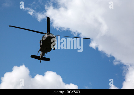 Le mont Washington, New Hampshire- recherche et de sauvetage par hélicoptère Banque D'Images