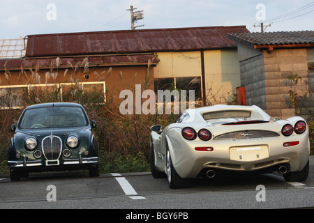 'La voiture d'Orochi, faite à la main par Mitsuoka voitures, Toyama, Japon Banque D'Images