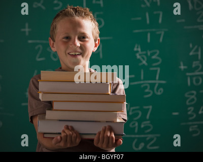 Jeune étudiant en classe Banque D'Images