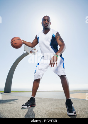 Joueur de basket-ball Banque D'Images