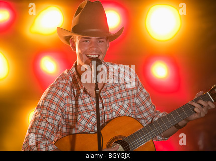 Chanteur de Country Banque D'Images