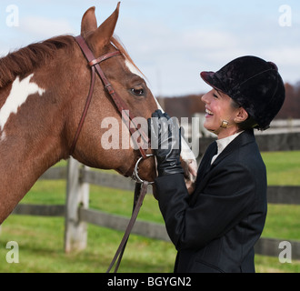 Equestrian rider Banque D'Images