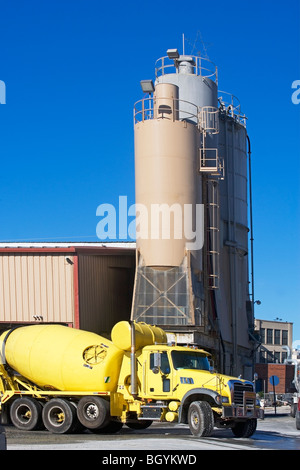 À l'usine de camions Banque D'Images