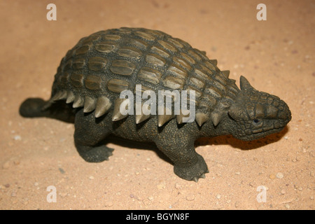 Modèle de dinosaure de l'Ankylosaurus Banque D'Images