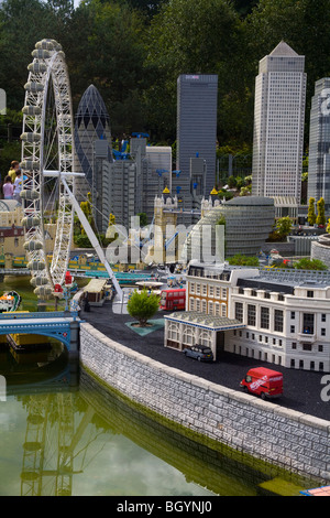 Scène londonienne, Legoland Windsor Banque D'Images