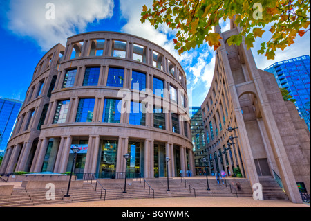 Bibliothèque centrale de Vancouver, Library Square, centre-ville de Vancouver, Colombie-Britannique, Canada. Banque D'Images
