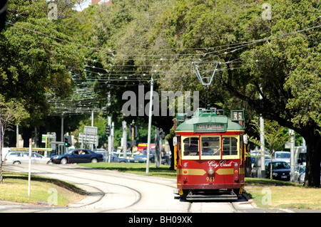 City Circle tram à Victoria Parade East Melbourne Victoria Australia Banque D'Images
