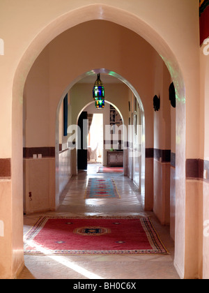 Maison marocaine à la périphérie de Marrakech Banque D'Images