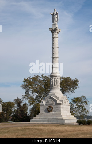 Stock photo du monument de la victoire de Yorktown en Virginie, aux États-Unis. Banque D'Images