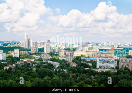 Vue de la ville de Moscou Banque D'Images