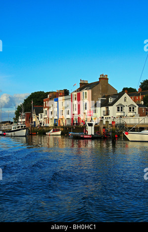 Le magnifique port de Weymouth-côté en lumière spectaculaire, Dorset, UK Juillet 2009 Banque D'Images