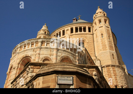 Israël, Jérusalem, l'église de la Dormition sur le Mont Sion Banque D'Images