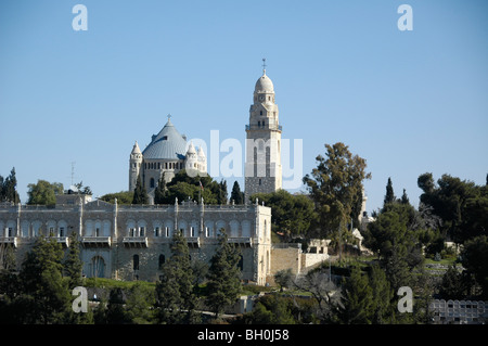 Israël, Jérusalem, Hagia Maria Sion Abbaye est une abbaye bénédictine à Jérusalem le Mt. Sion Banque D'Images