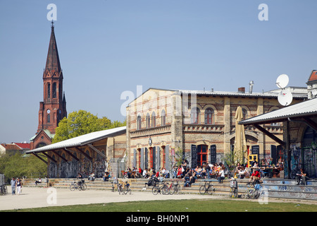 Berlin Friedrichshain Kreuzberg Groelitzer Görlitzer Park Banque D'Images