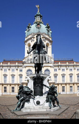 Le Château Charlottenburg Berlin Schloss Schloss Der Grosse grosse Kurfuerst Banque D'Images