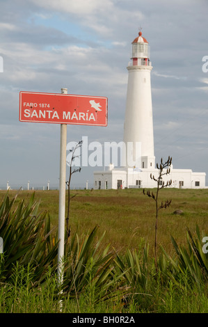 L'Uruguay. Phare de La Paloma à Rocha ministère Banque D'Images