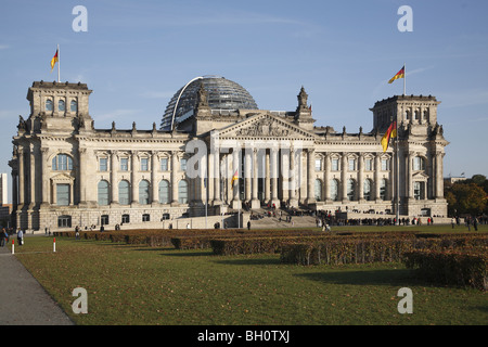 Reichstag Berlin Platz der Republik Banque D'Images