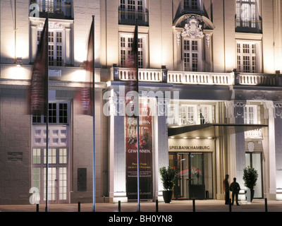 Entrée de l'Esplanade du Casino, ville hanséatique de Hambourg, Allemagne Banque D'Images