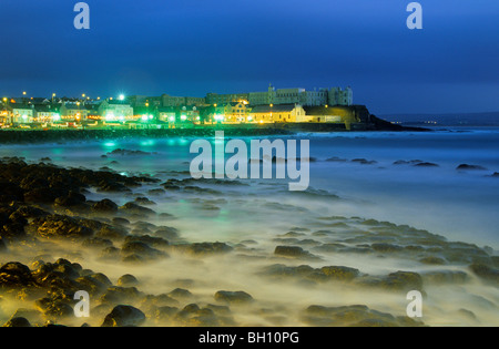 L'humeur du soir le long de la côte, Portstewart, Irlande du Nord, Grande-Bretagne, Europe Banque D'Images