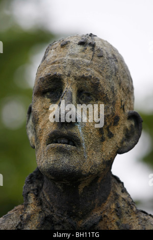 Détail de la Famine statues, sur la rivière Liffey, Dublin Eire. Banque D'Images