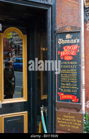 Extérieur Pub Manchester en Angleterre Angleterre Europe Banque D'Images