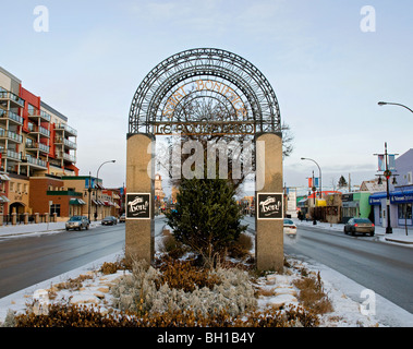 Saint Boniface Winnipeg Manitoba Secteur Commercial Banque D'Images