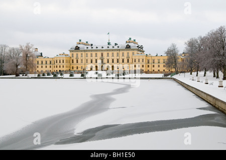 Château royal de Drottnigholm en Suède Banque D'Images