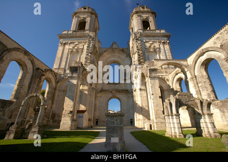 Ruine de l'église Saint Jean Baptiste, le Chemin de Saint-Jacques de Compostelle, Chemins de Saint-Jacques, via Turonensis, Saint-Jean-d'Angély, D Banque D'Images