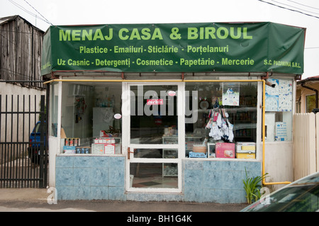 Boutique roumaine typique à Ploiesti Roumanie Europe de l'Est Banque D'Images