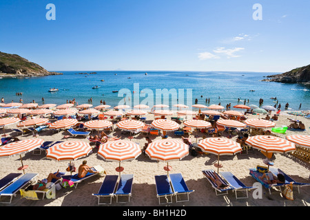 Plage de Cavoli, Elba, Italie Banque D'Images