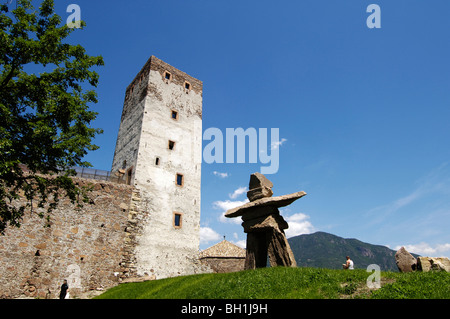 Messner Mountain Museum Firmian, MMM, Château Sigmundskron, Reinhold Messner, Bolzano, le Tyrol du Sud, Italie Banque D'Images