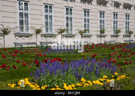 Le château de Schloss Mirabell, JARDIN MIRABELLGARTEN, Salzbourg, Autriche Banque D'Images