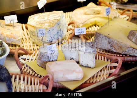 Le fromage, le restaurant Banco Giro, Venise, Vénétie, Italie Banque D'Images