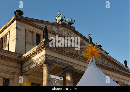 Marché de Noël de Gendarmenmarkt à Berlin Allemagne Banque D'Images