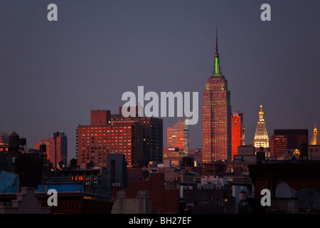 Empire State Building, New York City Banque D'Images