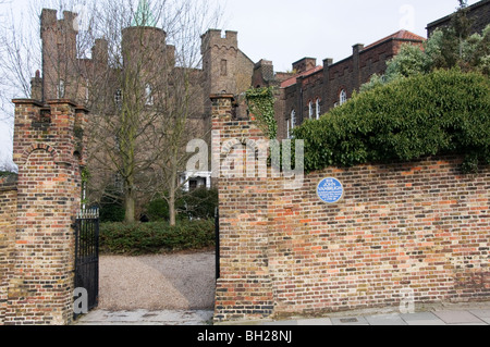 Vanbrugh Castle, la maison de Sir John Vanbrugh dans Maze Hill, Greenwich Banque D'Images