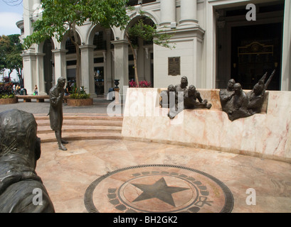 L'Équateur. La ville de Guayaquil. Monument à l'indépendance de Quito. Banque D'Images