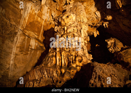 Parque Nacional Grutas de Lanquin, grottes de Lanquin, Alta Verapaz, Guatemala. Banque D'Images