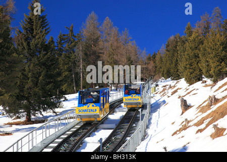 Schatzalp Bahn Davos, Suisse Banque D'Images