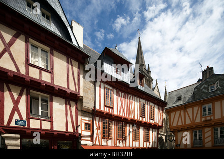 Henry IV Square, Vannes, département du Morbihan, Bretagne, France Banque D'Images