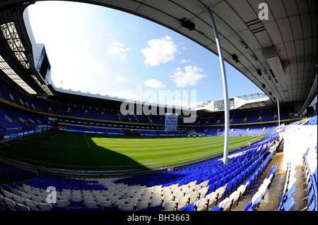 Vue générale à l'intérieur du terrain de football de White Hart Lane accueil de Tottenham Hotspur FC, également connu sous le nom de Spurs Banque D'Images